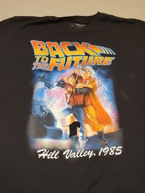 Back to the Future Graphic Tee - Black